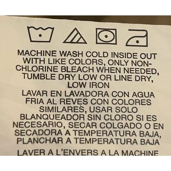 Riders By Lee Mid Rise Skirt W/ Built In Shorts Khaki Size 16M - Picture 6 of 6